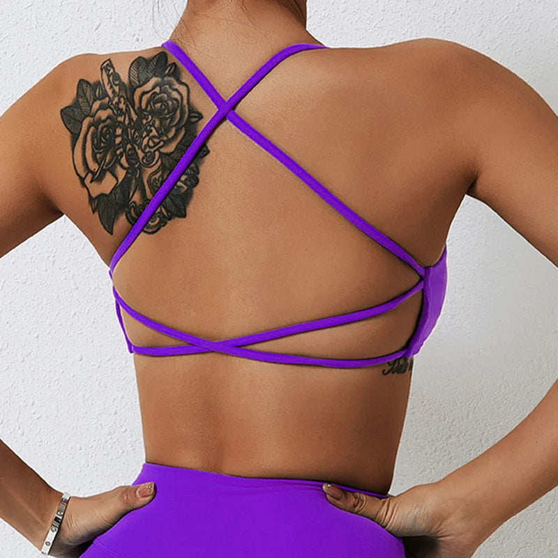 Astrid. Thin Cross Back Sports Bra