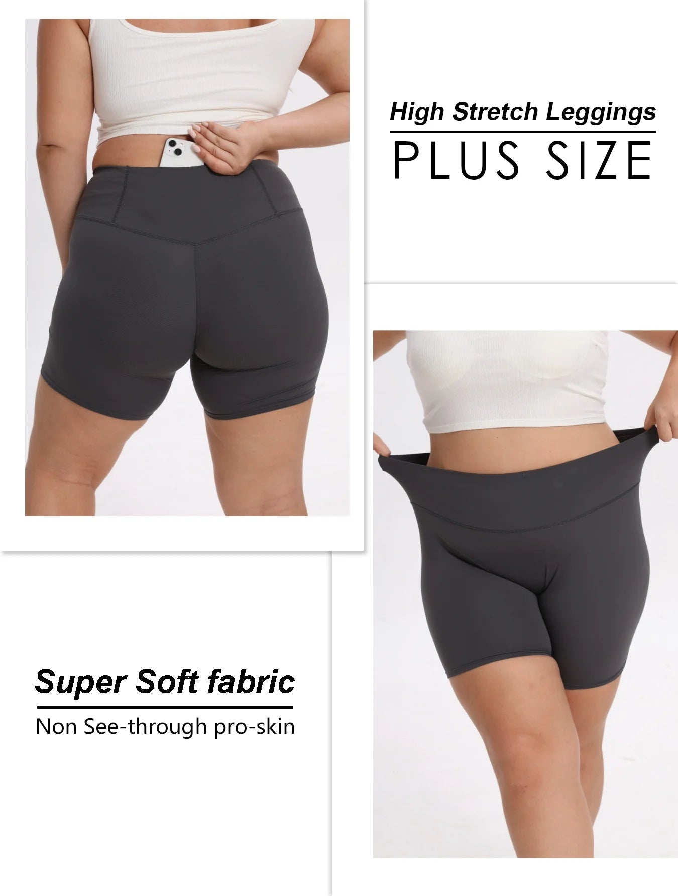 Tracy. Plus Size Cycling Shorts