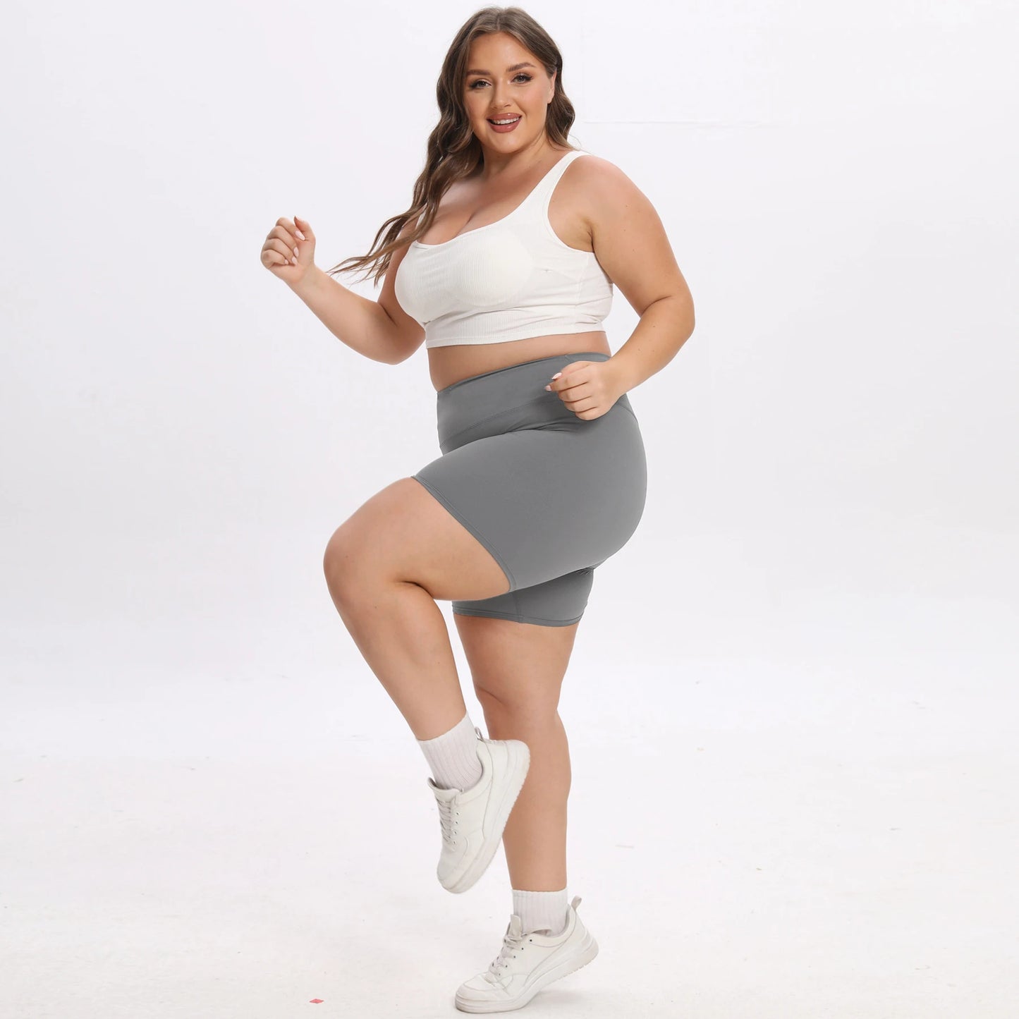 Tracy. Plus Size Cycling Shorts