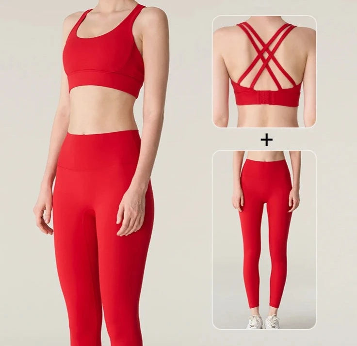 Christa. Criss Cross Activewear