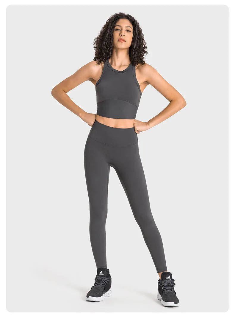 Sarah. Racer Top Activewear Set