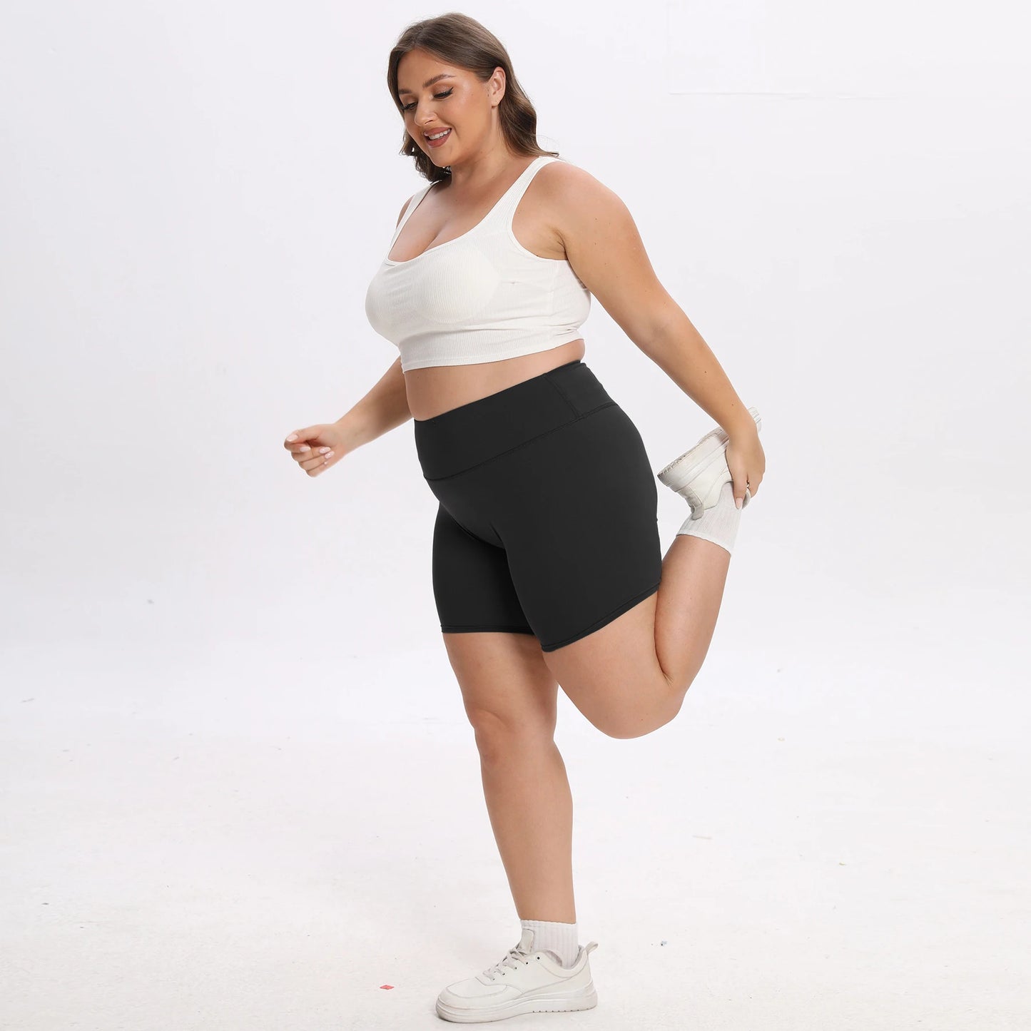 Tracy. Plus Size Cycling Shorts