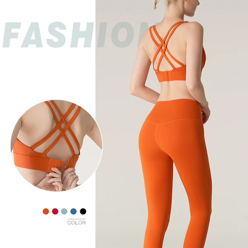 Christa. Criss Cross Activewear