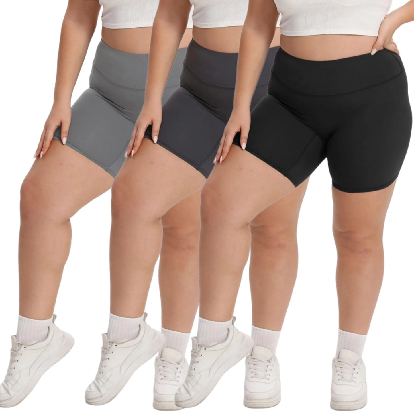 Tracy. Plus Size Cycling Shorts